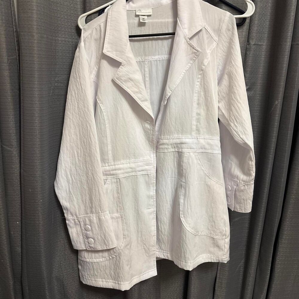 Wonderwink Women's White Coat